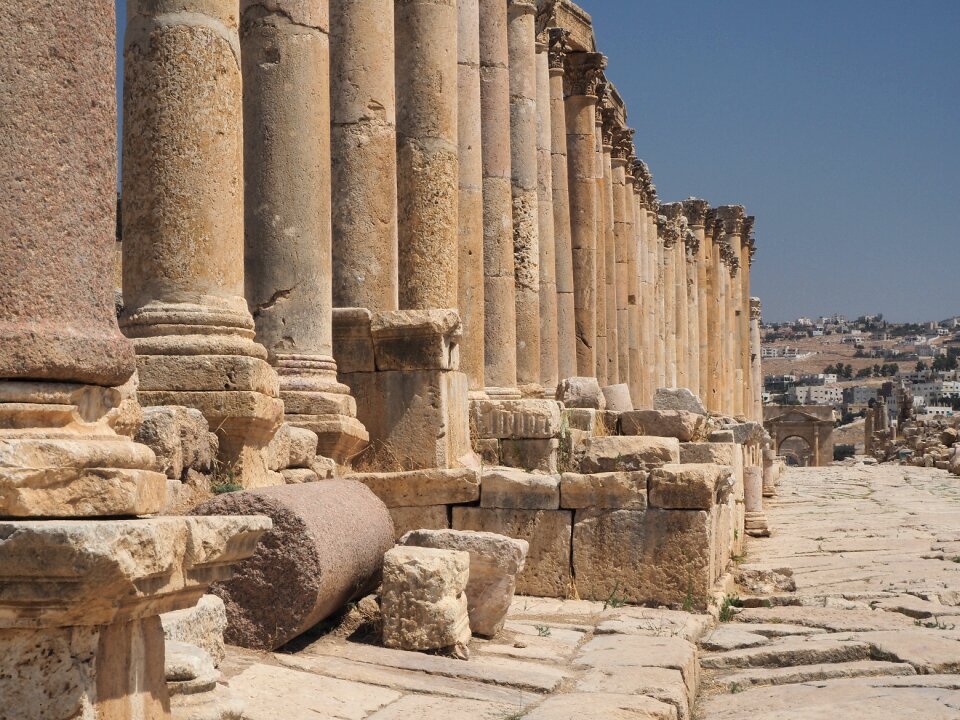 Roman empire classic roman ruins