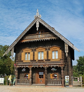 Architecture historically timber façade photo