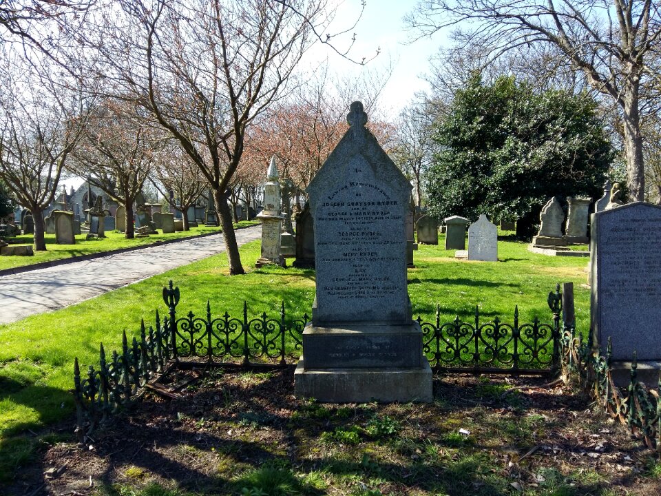 Grave gravestone burial photo