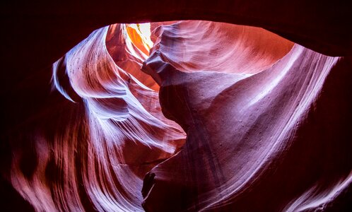 Antelope canyon city page arizona photo