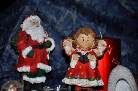 Trim angels santa claus