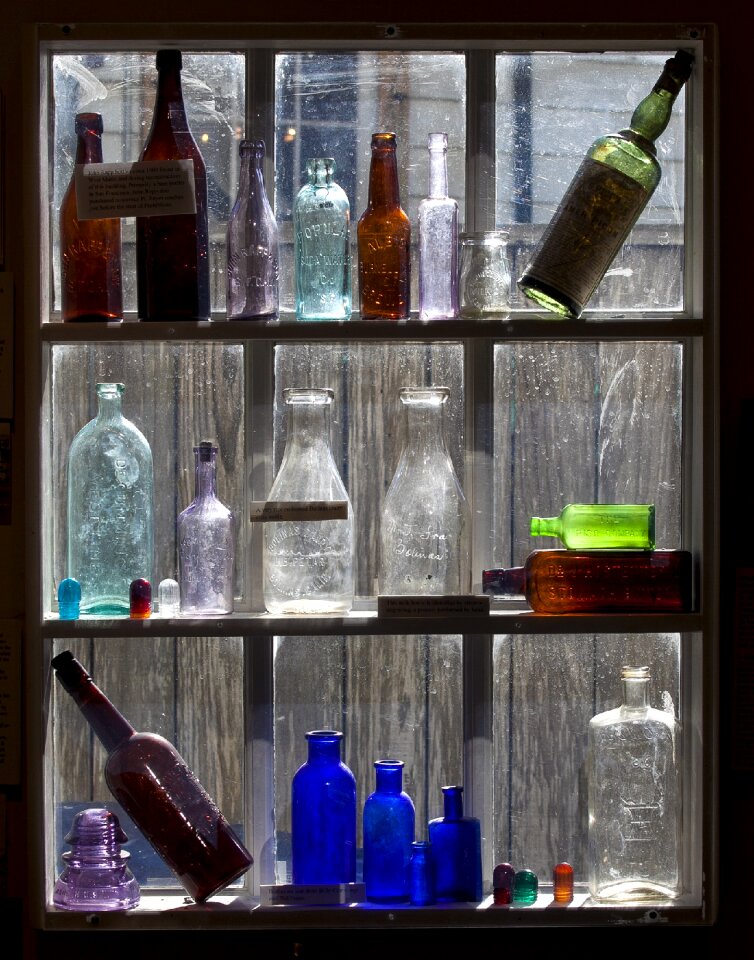 Glass old vintage