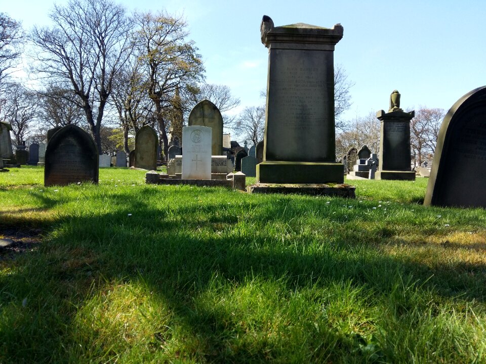 Funeral burial gravestone