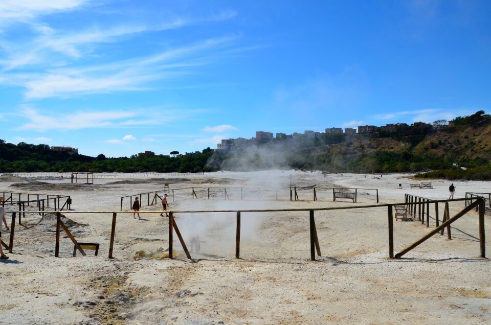 Solfatara landscape sky