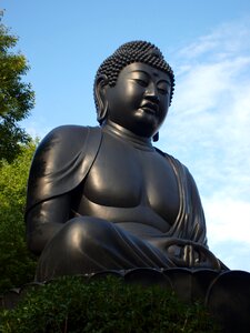 Big buddha sideways statue photo