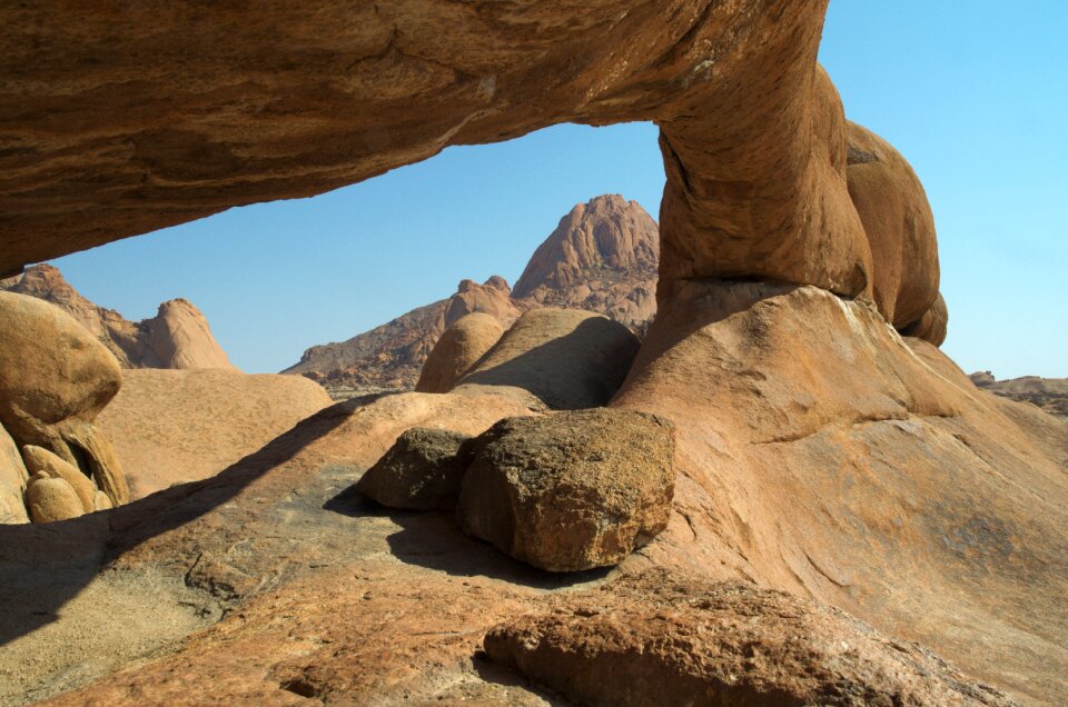 Rock arch cliff desert
