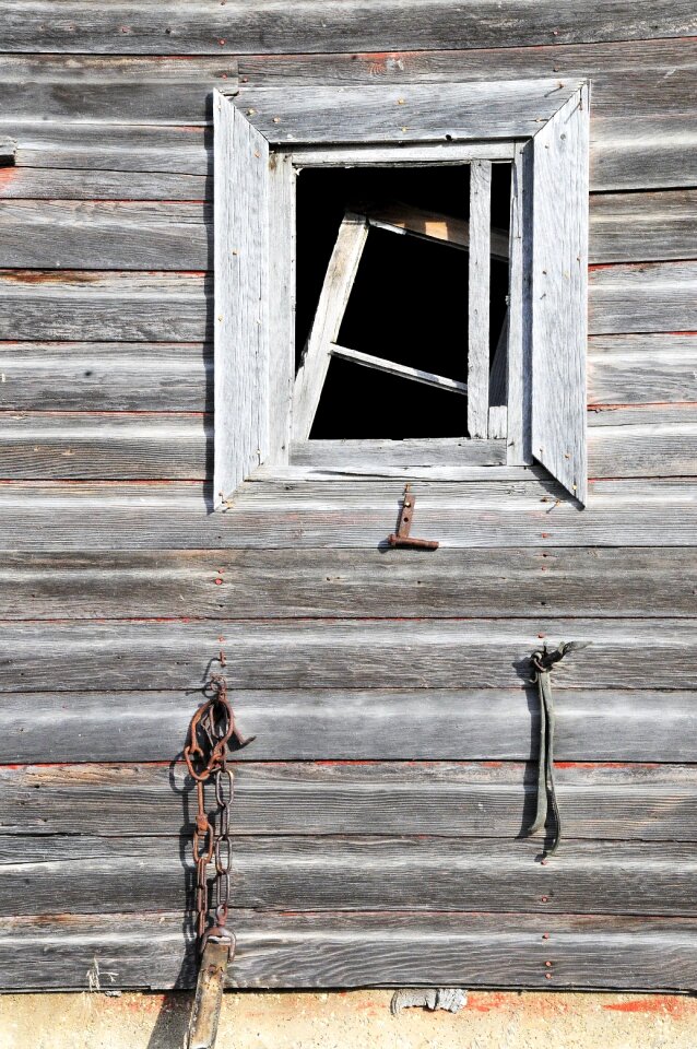Rustic weathered building