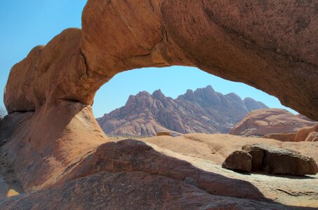 Namibia rock arch rock photo