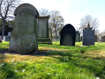Graveyard memorial gravestone photo