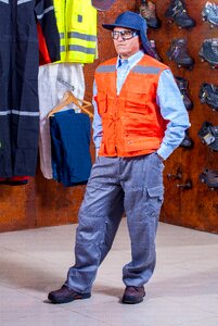 Logistic work clothes industrial safety photo