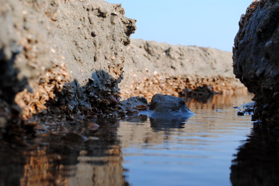 Sea miniature river