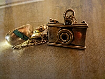 Toy brown camera