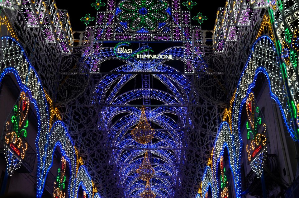Lights show colors
