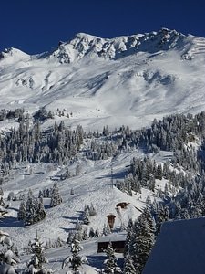 Winter wintry swiss alps photo