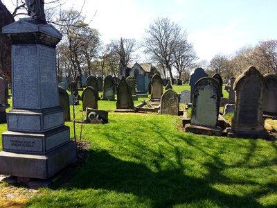 Graveyard death stone photo