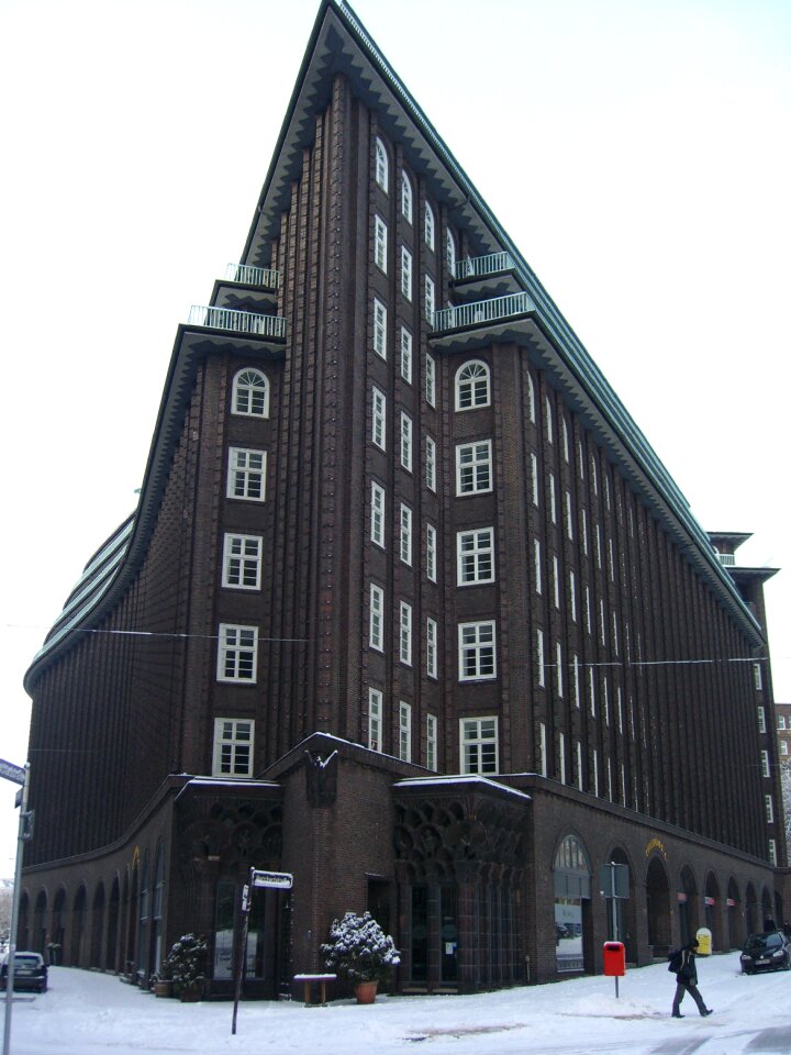 Architecture hamburg winter