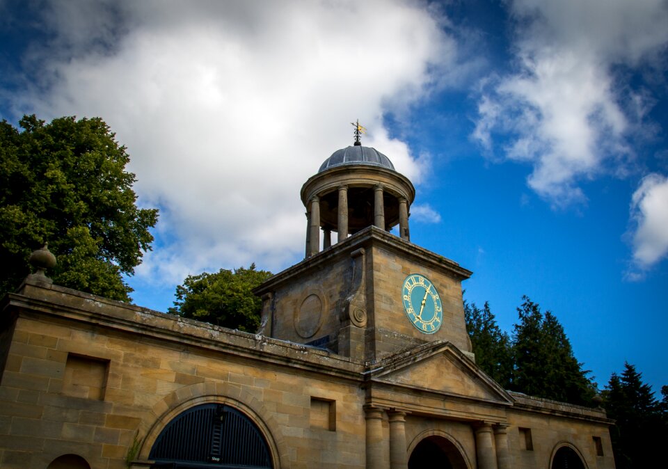 Clock tower summer photo