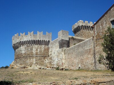 Fortress knight's castle battlements photo