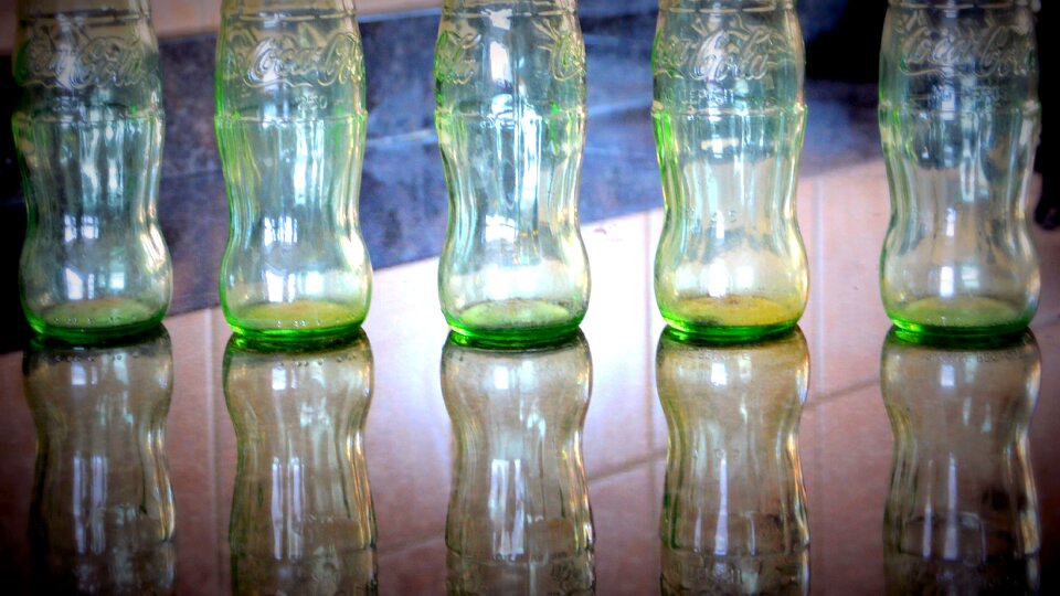 Empty recycling reflection