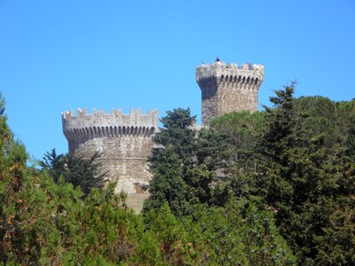 Fortress knight's castle battlements photo
