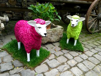 Decoration painted funny