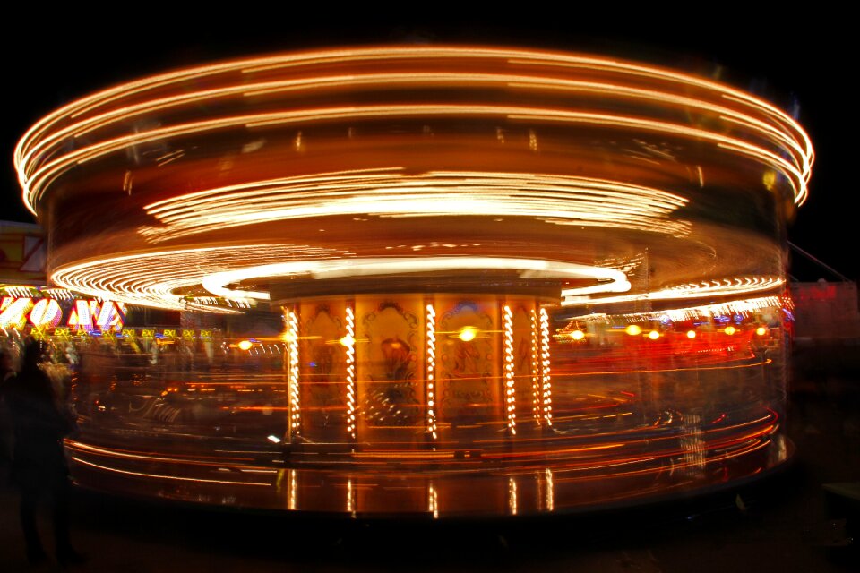 Carousel entertainment atmosphere