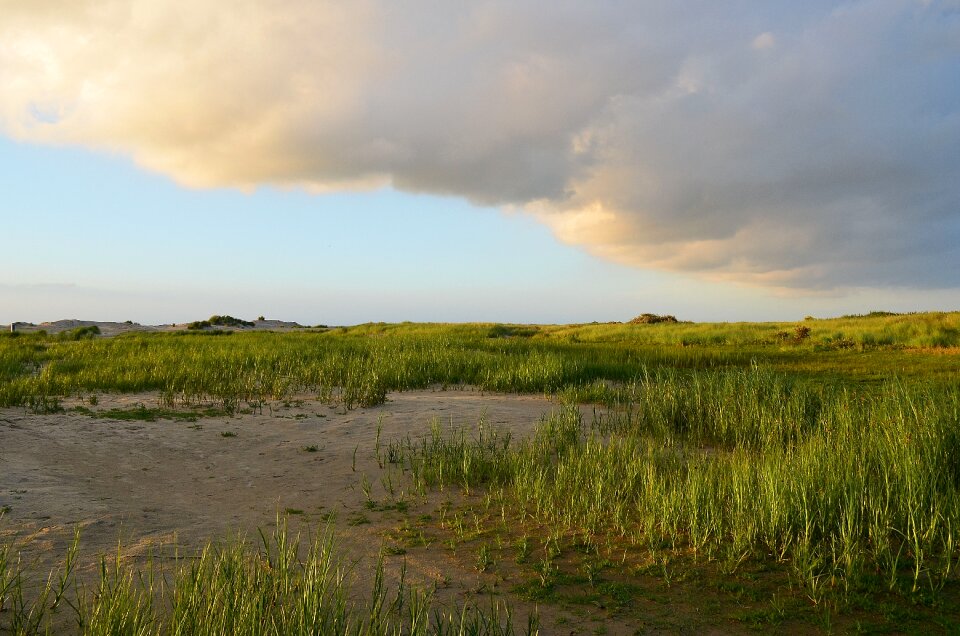 Twilight borkum north sea