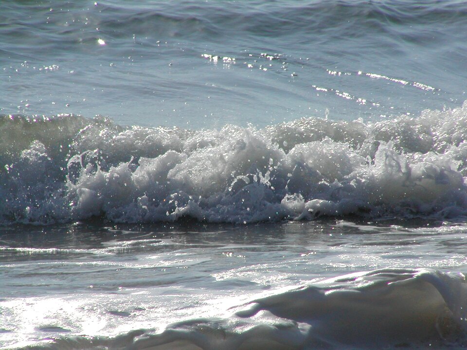Rolling seashore sand