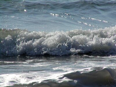 Rolling seashore sand