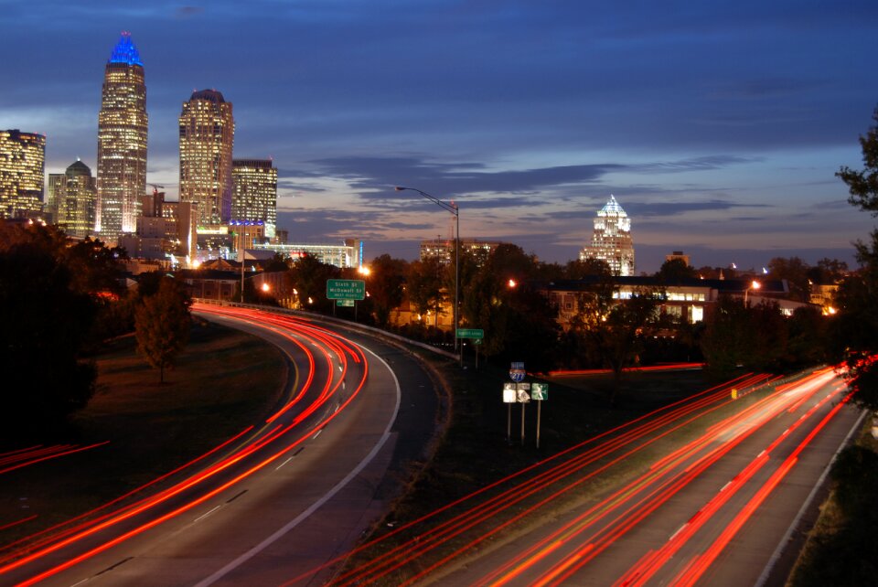 Skyline north carolina urban