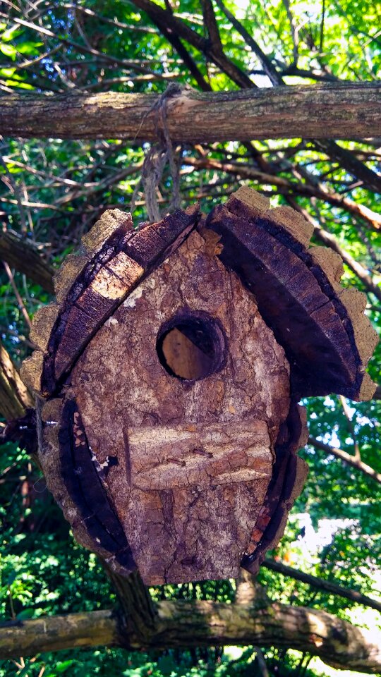 Wooden hanging box