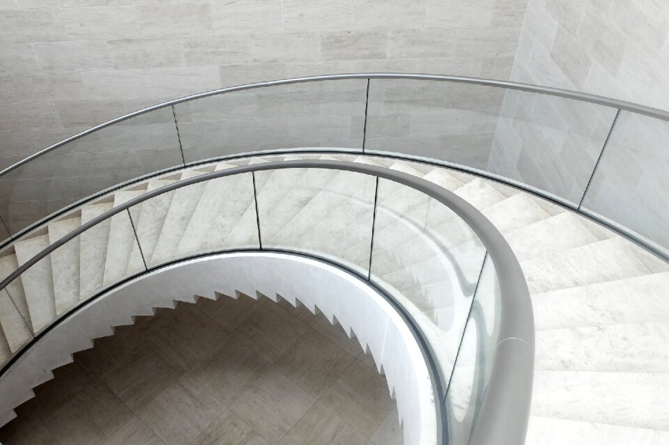 Luxembourg architecture staircase
