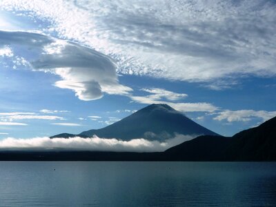 Lake cloud yamanashi