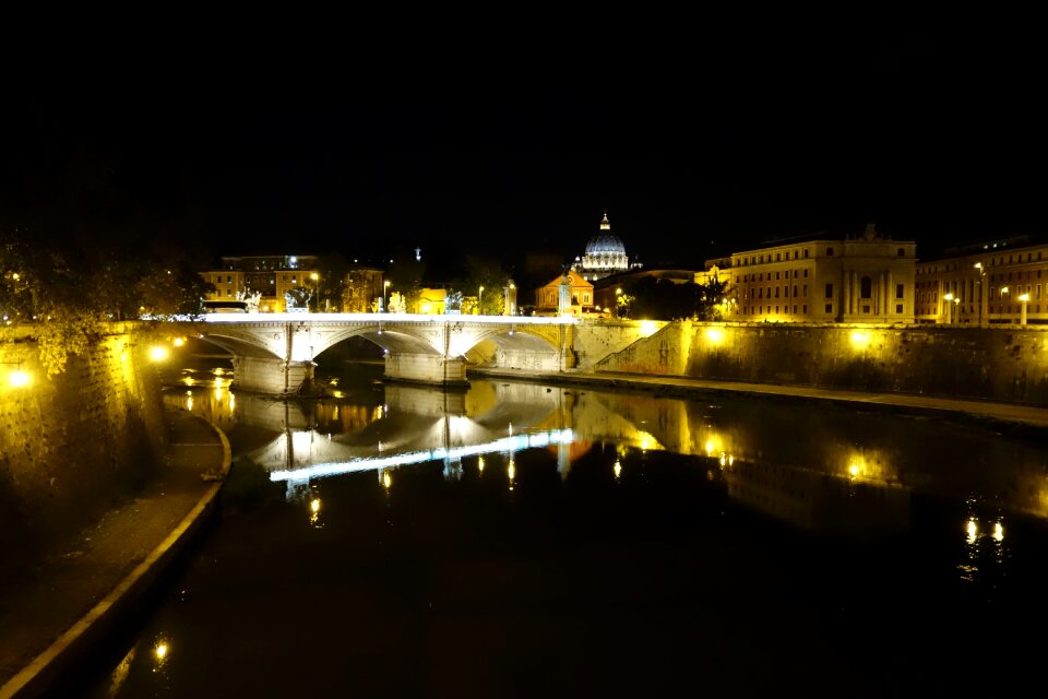 Rome vacation trip by night