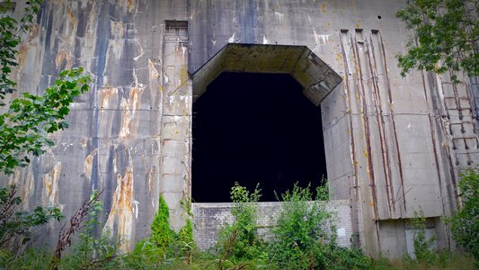 Opening weathered bunker valentin photo