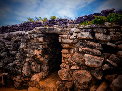Rock old architecture