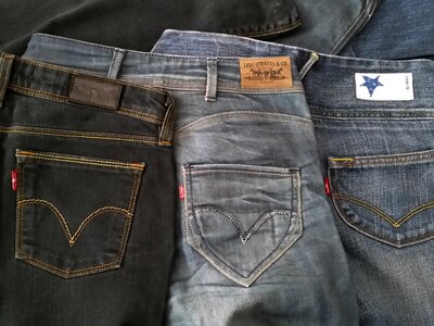 Fashion clothing jeans