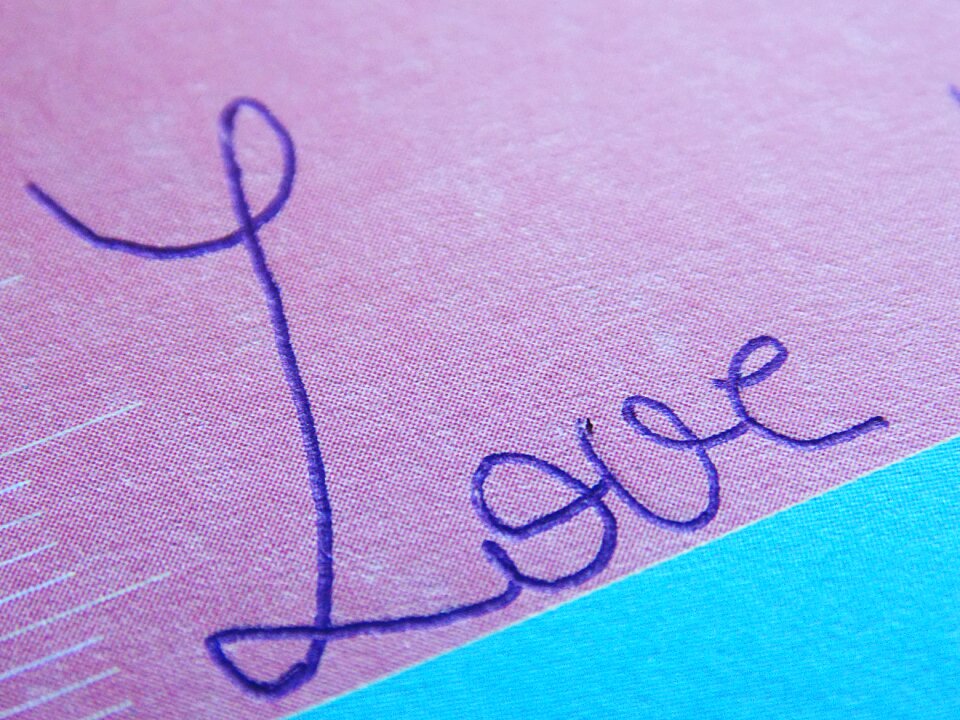 Pink blue color