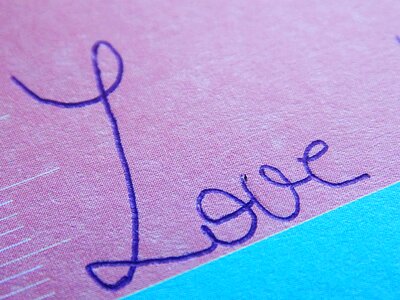 Pink blue color