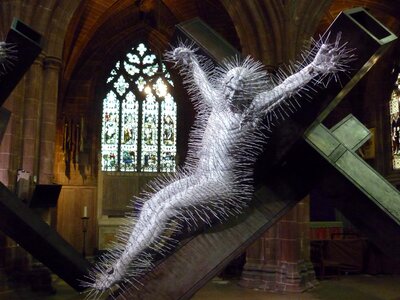 Sculpture cross art