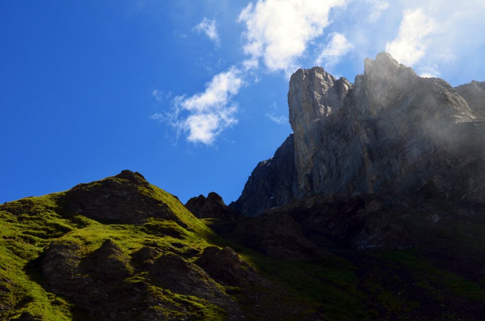 Kleine scheidegg alpine landscape