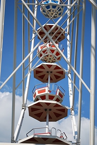 Amusement park fun fair wheel