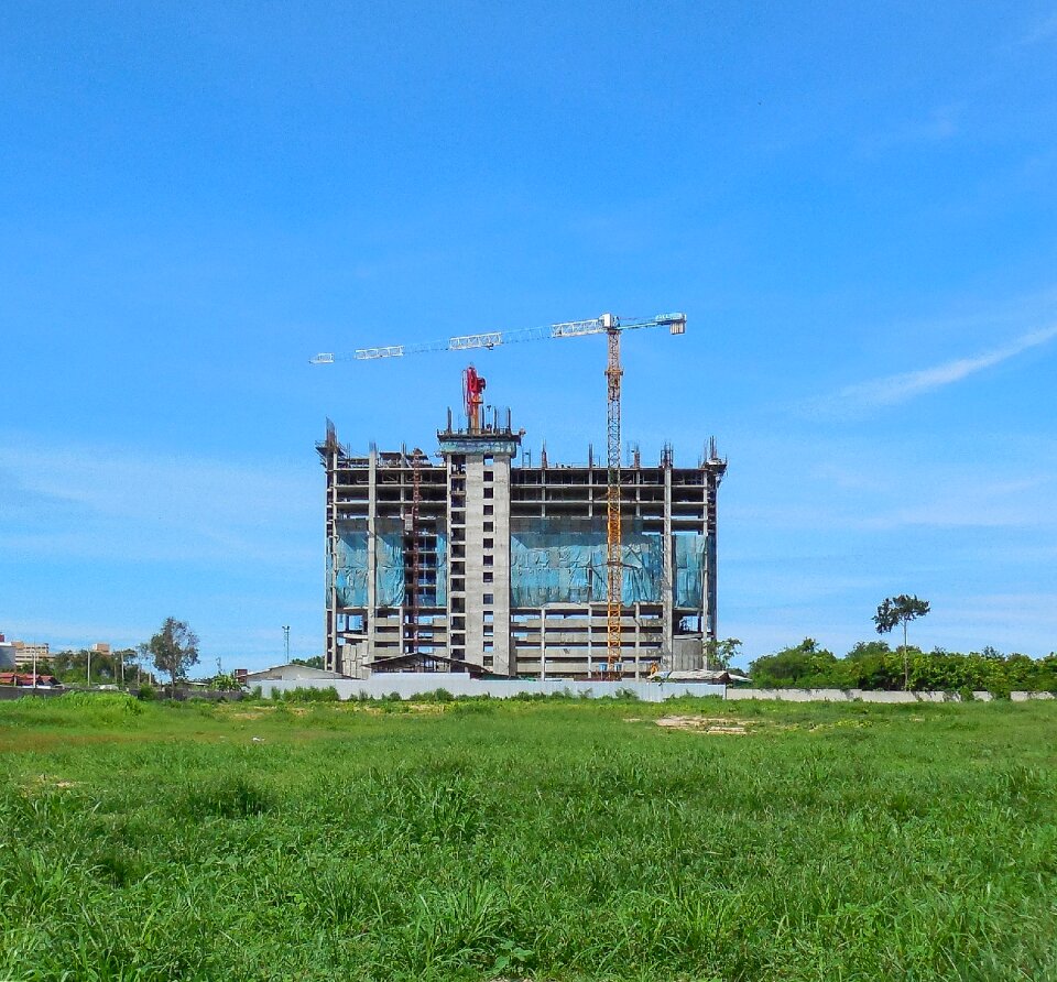 Site construction work building