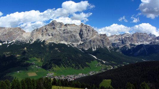 Badia landscape dolomiti