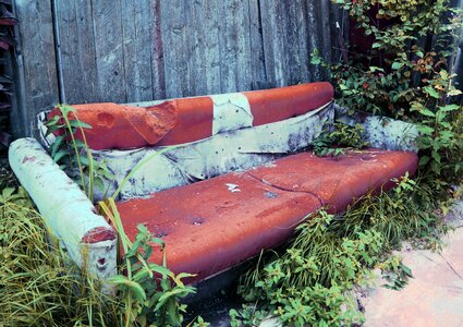 Sofa old garbage