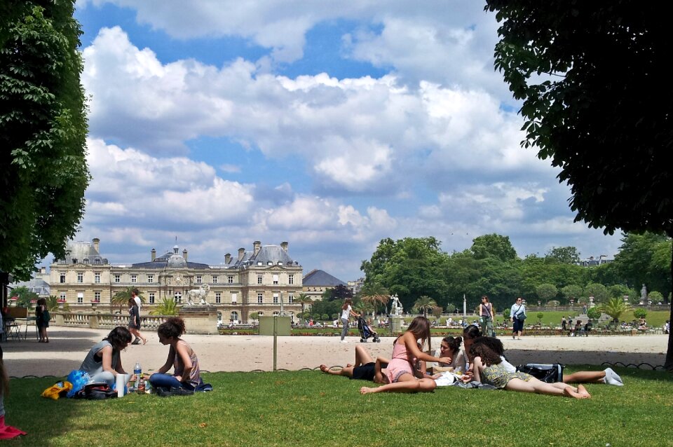 Park garden jardin du luxembourg