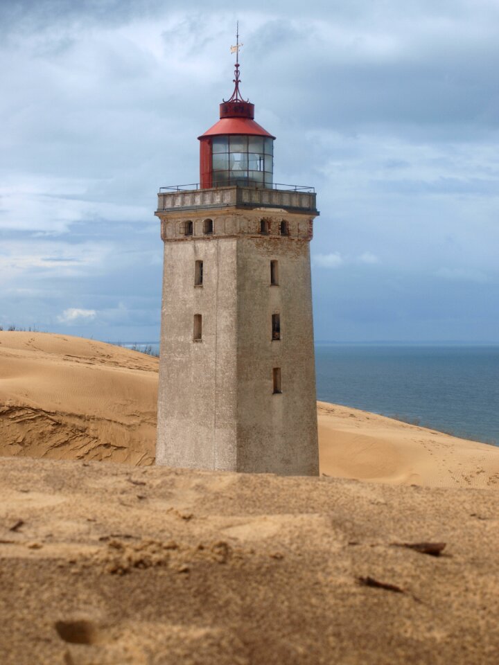 Danish beach horizon dunes