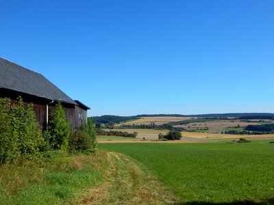 Pasture scenic hiking