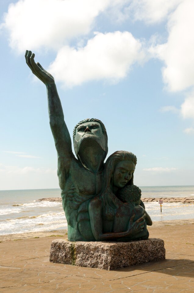 Statue hurricane galveston photo