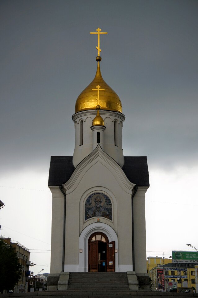 Dome orthodox russian orthodox church